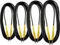 Musician's GearInstrument Cable 20 Feet 4-Pack