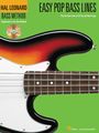 Hal LeonardEasy Pop Bass Lines Tab Book with CD