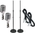 55SH Dynamic Mic with Cable and Stand 2 Pack