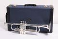 B&S JBX GL Challenger II Bb Trumpet Silver, Reverse Leadpipe 889406237896
