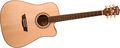 WashburnWD30SCE Solid Sitka Spruce Top Acoustic Cutaway Electric Dreadnought Tamo Ash Guitar with Fishman Preamp And Tuner