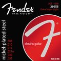 Fender250XS Super 250 Nickel-Plated Steel Electric Guitar Strings - Extra Super Light