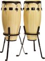 Schalloch2-Piece Conga Set With Stands Black Hardware
