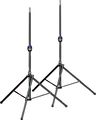 Ultimate SupportTS-99BL Tall Leveling-Leg Speaker Stand Pair Black