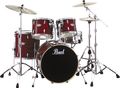 Pearl Vision VSX 5 Piece Standard Drum Set Strata Red