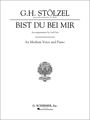 G. SchirmerBist du bei mir (Thou Art My Joy) for Medium Voice By Bach / Deis