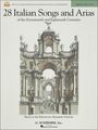 G. Schirmer28 Italian Songs And Arias for Medium Low Book/CD