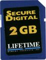 Lifetime Memory ProductsSecure Digital Card