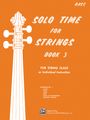 AlfredSolo Time for Strings Book 3 Bass