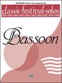 AlfredClassic Festival Solos (Bassoon) Volume 1 Piano Acc.
