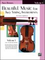 AlfredBeautiful Music for Two String Instruments Book I 2 Basses