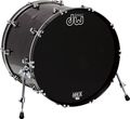 DW Performance Series Bass Drum 18x22 Ebony Stain Lacquer
