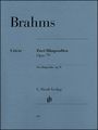 G. Henle VerlagTwo Rhapsodies Op. 79 By Brahms