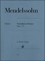 G. Henle VerlagVariations Sérieuses, Op. 54 By Mendelssohn