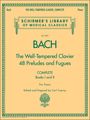 G. SchirmerWell-Tempered Clavier Complete Books 1 & 2 for Piano By Bach