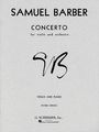 G. SchirmerConcerto for Violin Op 14 with Piano Reduction By Barber
