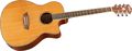 Washburn WG16SCE Solid Cedar Top Acoustic Cutaway Electric Grand Auditorium Mahogany Guitar with Fishman Preamp And Tuner Natural