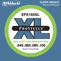 D'AddarioEPS165SL XL ProSteels Light Top/Medium Bottom Super Long Scale Bass Strings