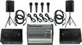 BehringerPMP6000/B1520 PRO Mains & Monitors PA Package