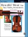 AlfredBeautiful Music for Two String Instruments Book IV 2 Violins