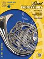 AlfredBand Expressions Book One Student Edition Horn in F Book & CD