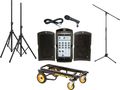 FenderPassport 150 Pro PA Package with Rock N Roller Cart