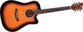 ESP Xtone DC-5E Cutaway Acoustic-Electric Guitar 2-Tone-Burst
