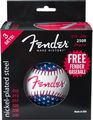 Fender250R Electric Guitar Strings 3-Pack with Free Baseball