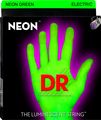 DR StringsNEON Hi-Def Green SuperStrings Light Top Heavy Bottom Electric Guitar Strings