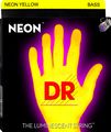 DR StringsNEON Hi-Def Yellow Bass SuperStrings Light 4-String