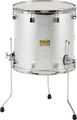 Pork Pie Maple Floor Tom Silver Glass 16X16