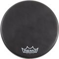 RemoBlack Suede PowerMax Series Bass Drumhead with Crimplock