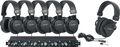 SM Pro AudioHP6E 6-Channel Headphone Amp with 6 Headphones