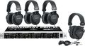 BehringerHA4700 Headphone Amp with 4 Headphones