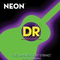 DR StringsNGA-12 NEON Hi-Def Phosphorescent Green Acoustic Strings Medium
