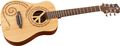 Luna GuitarsSafari 3/4 Size Travel Guitar with Peace Design