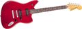 Fender Modern Player Jaguar Electric Guitar Red Transparent Rosewood Fretboard