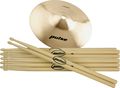 Pulse6-Pair Sticks with 8" Splash Pack