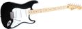 Fender Standard Stratocaster Electric Guitar Black Maple Fingerboard
