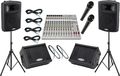 AlesisS-16 / Harbinger APS15 Mains and Monitors Package