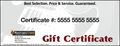 GIFT Certificates