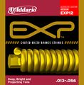 D'addario Exp12 Coated 80 / 20 Bronze Medium Acoustic Guitar Strings
