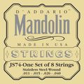 D'AddarioJS74 Stainless Steel Mandolin Strings Medium
