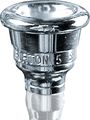 WarburtonSize 5 Anchor Grip Series Trumpet and Cornet Mouthpiece Top in Silver