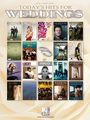 Hal LeonardToday's Hits For Weddings P/V/G Songbook