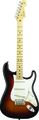 Fender 2012 American Standard Stratocaster Electric Guitar With Maple Fingerboard 3-Tone Sunburst Maple Fingerboard