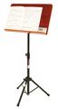 On-Stage StandsConductor Stand with Wide Wooden Bookplate