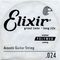 Elixir&nbsp;Polyweb .024 Acoustic Guitar String 4-Pack Singles&nbsp;&nbsp;Pack