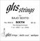 GHS&nbsp;BSX6 Bajo Sexto Single Guitar String&nbsp;&nbsp;BSX6 Bajo Sexto Guitar String Pair