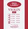 Super Sensitive&nbsp;Red Label Violin String Set&nbsp;&nbsp;3/4